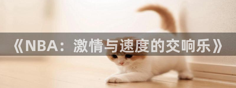 乐球直播吧：《NBA：激情与速度的交响乐》